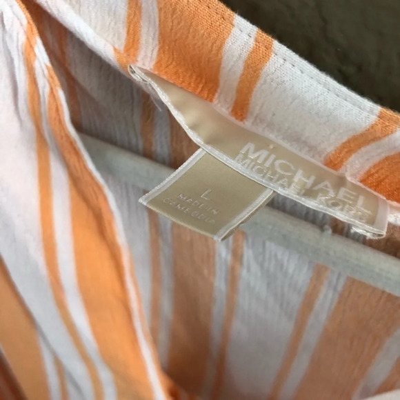 Michael Kors Stripe Top Size Large - Picture 3 of 4